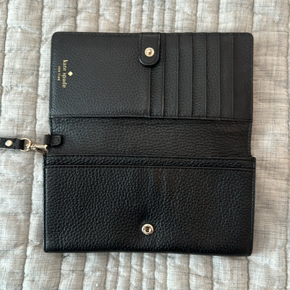 Black Kate Spade wallet - Picture 3 of 4